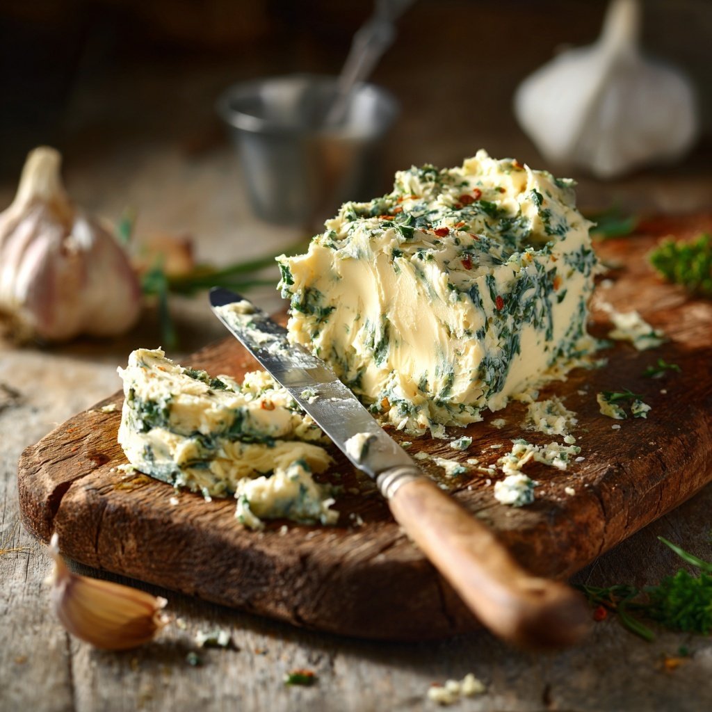 Kräuterbutter Mit Knoblauchöl
