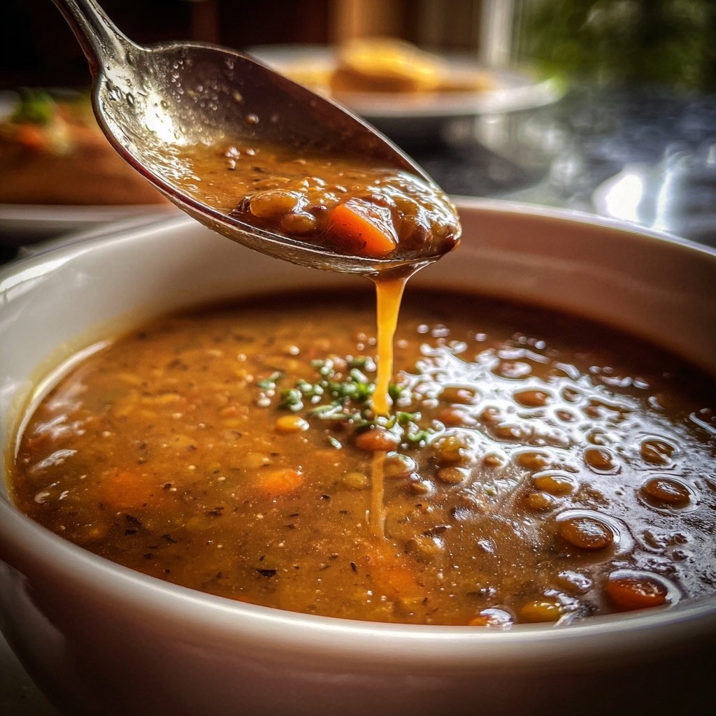 Linsensuppe mit Kreuzkümmel