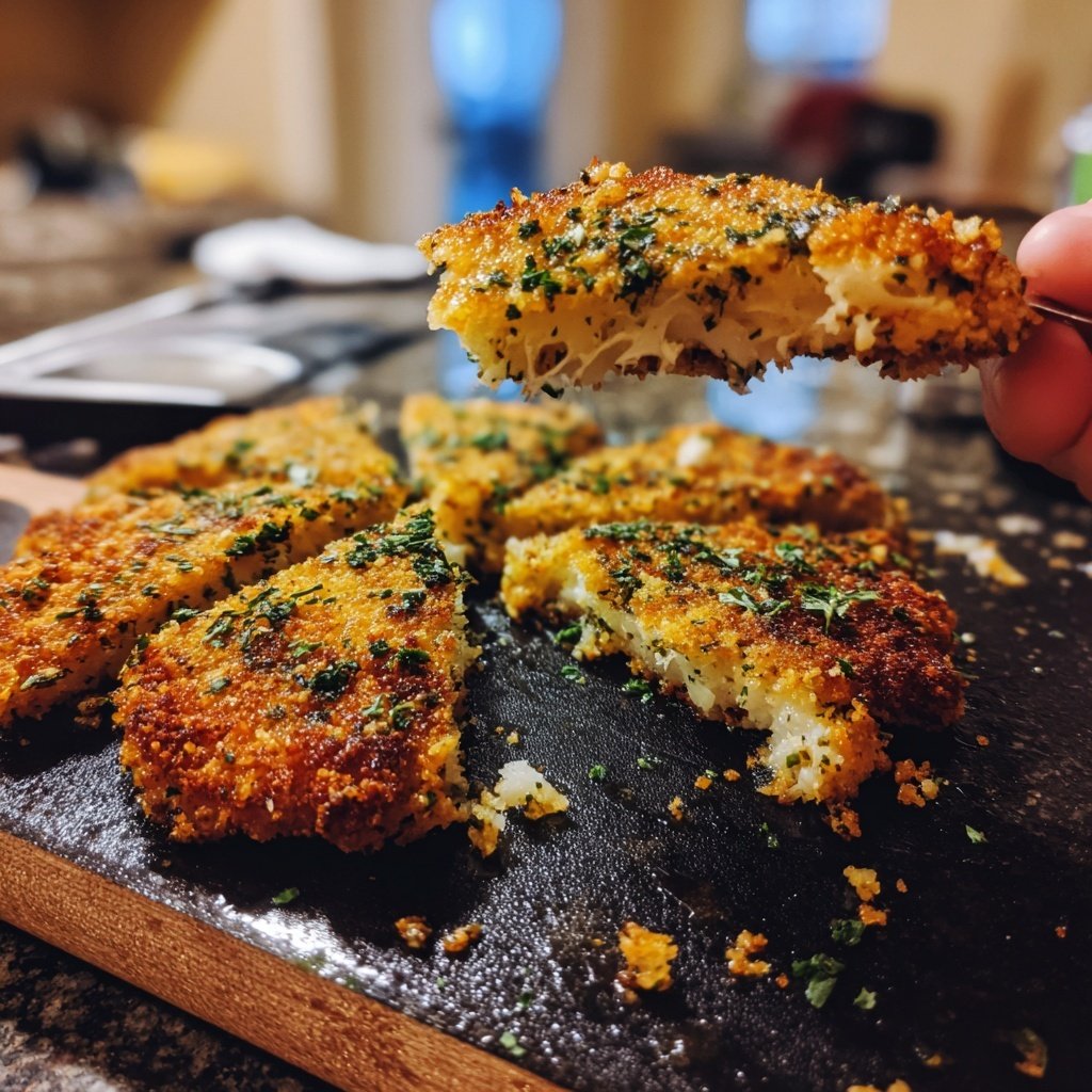 Blumenkohl Schnitzel Mit Kräuter Panade