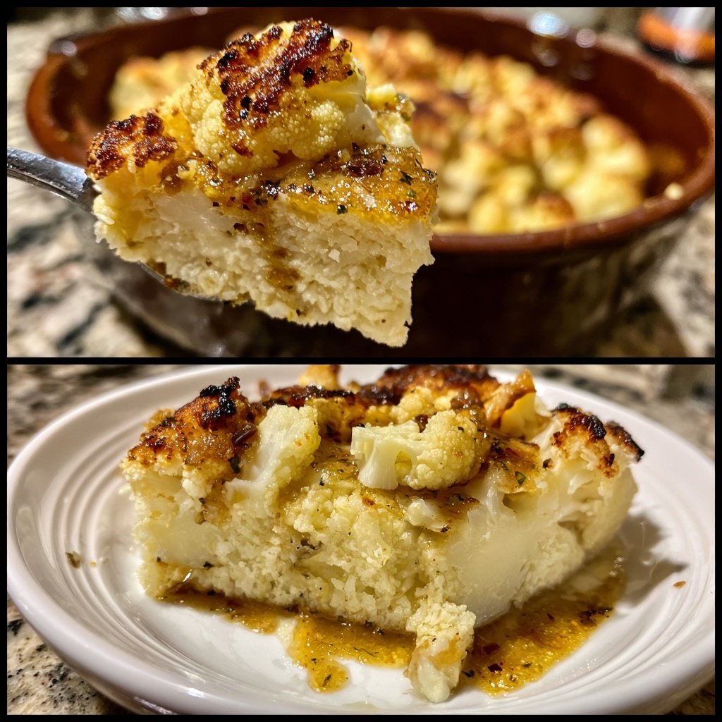 Blumenkohl mit Knoblauchbutter