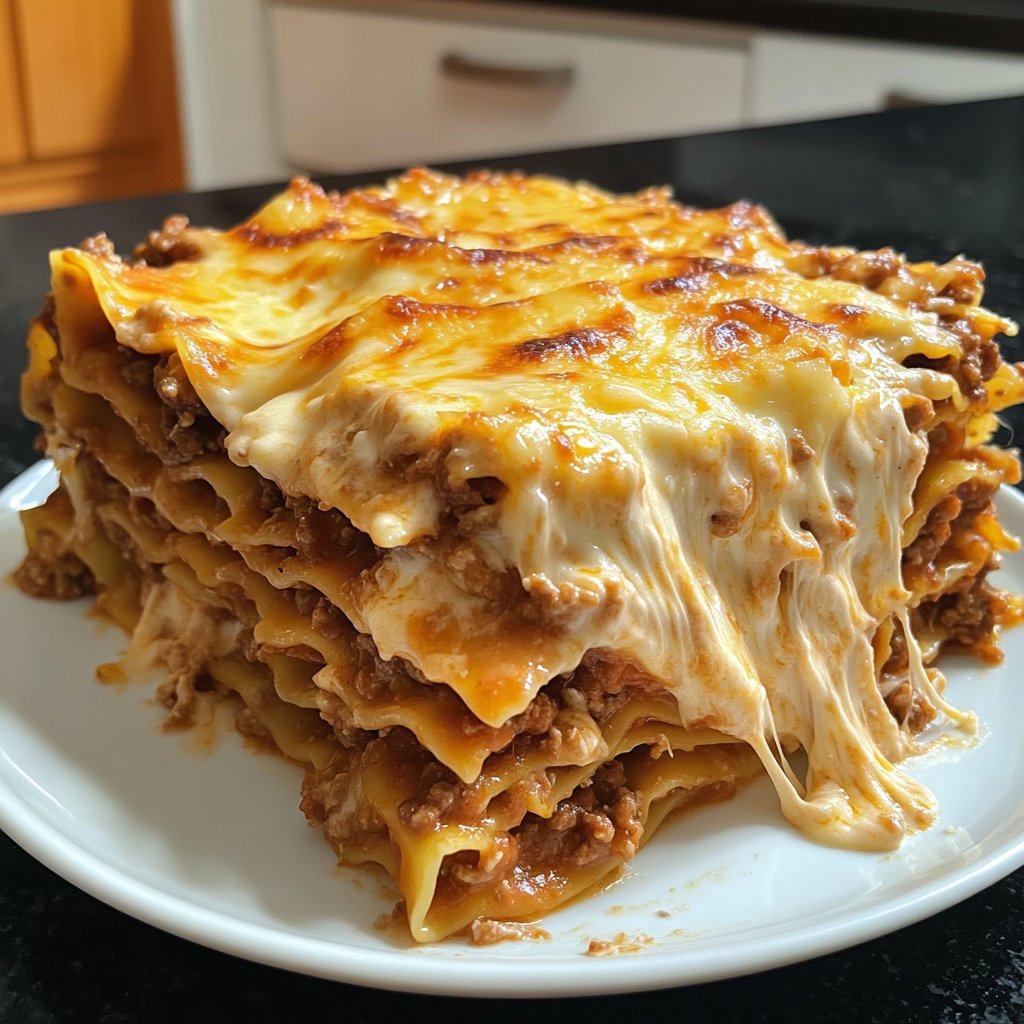 Lasagne mit cremiger Béchamelsauce