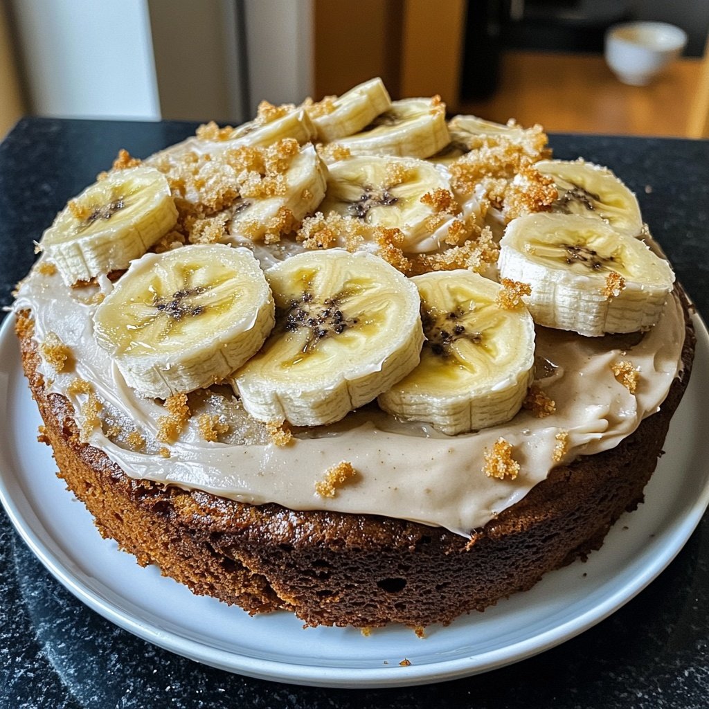Bananenkuchen mit Frischkäse Frosting