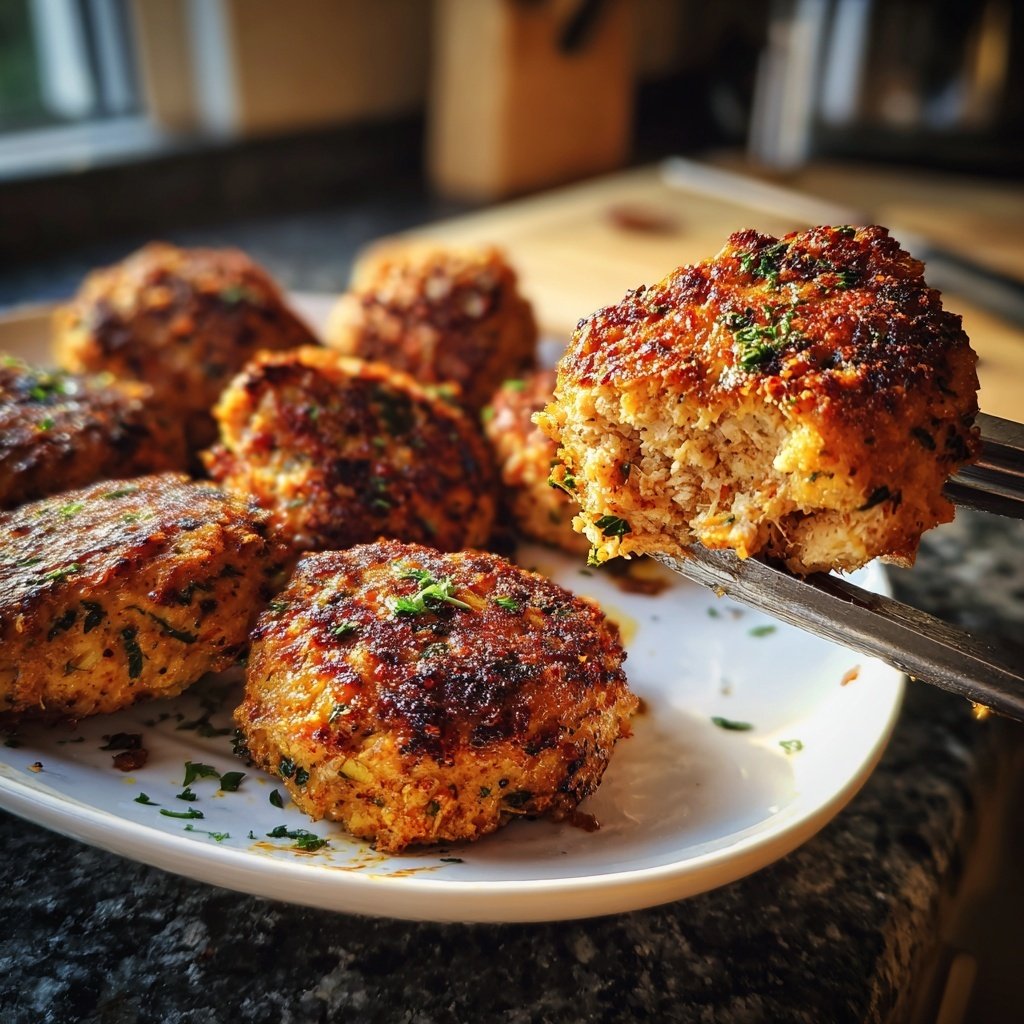 Hähnchen Frikadellen Aus Dem Ofen