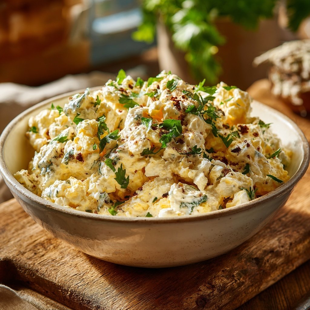 Schnell & Einfach 10-Minuten-Eiersalat mit Joghurt