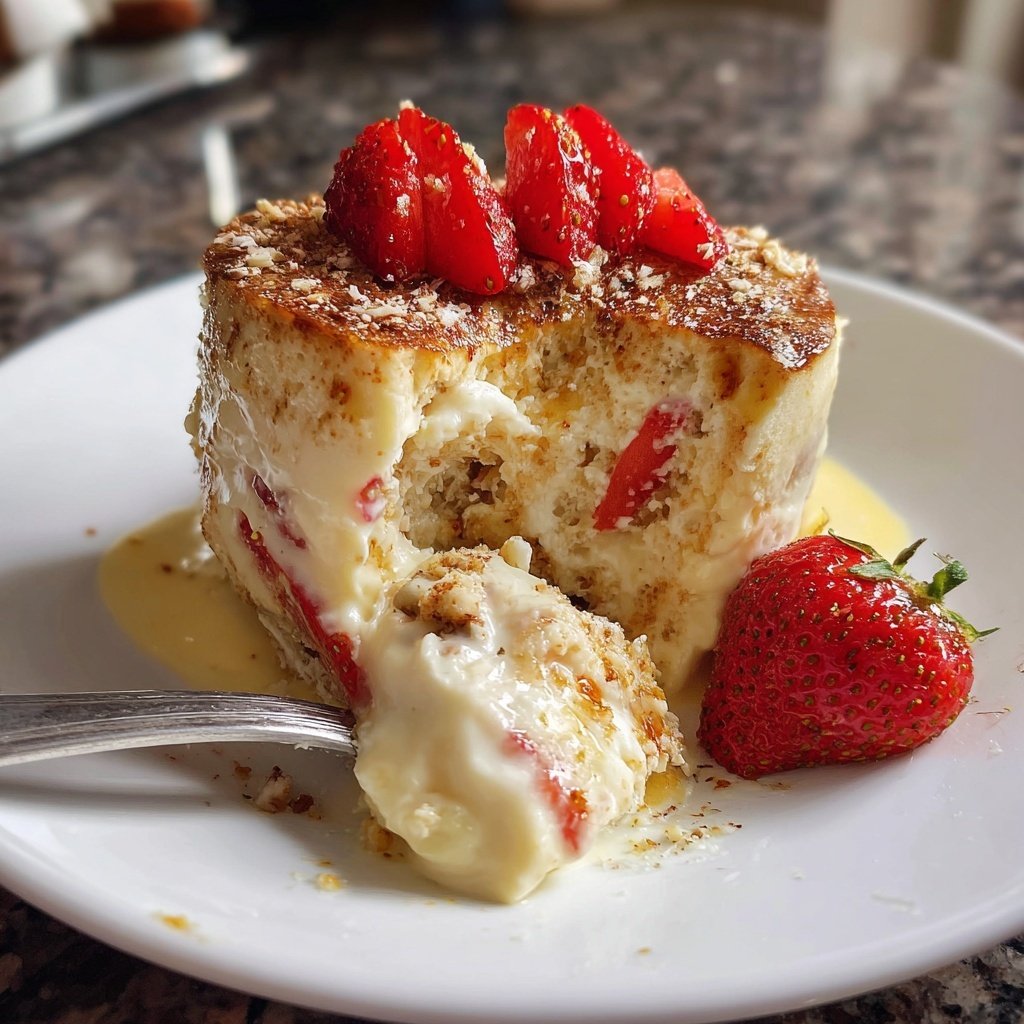 Erdbeer Grieß Dessert Warm