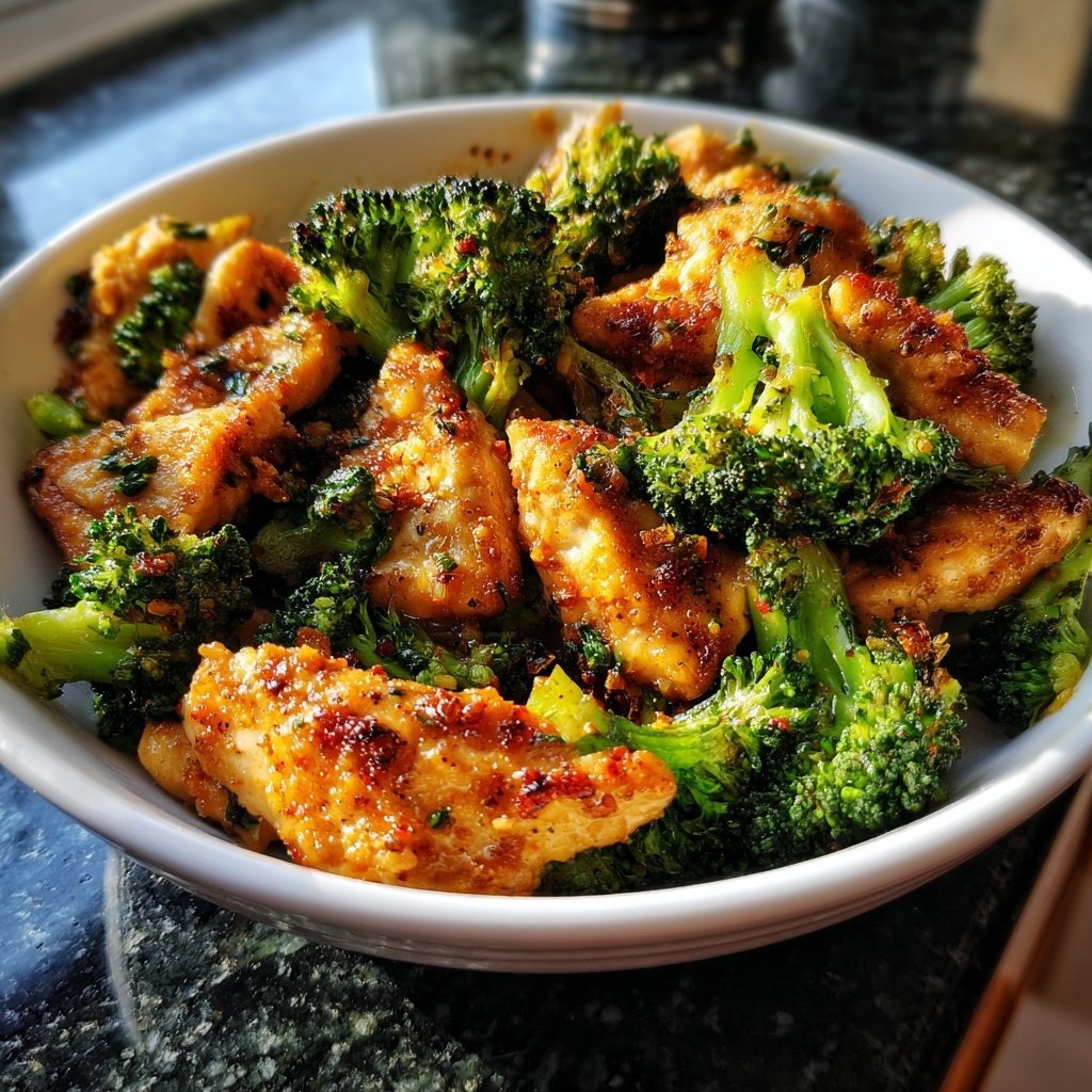 Brokkoli Hähnchen Pfanne Schnell