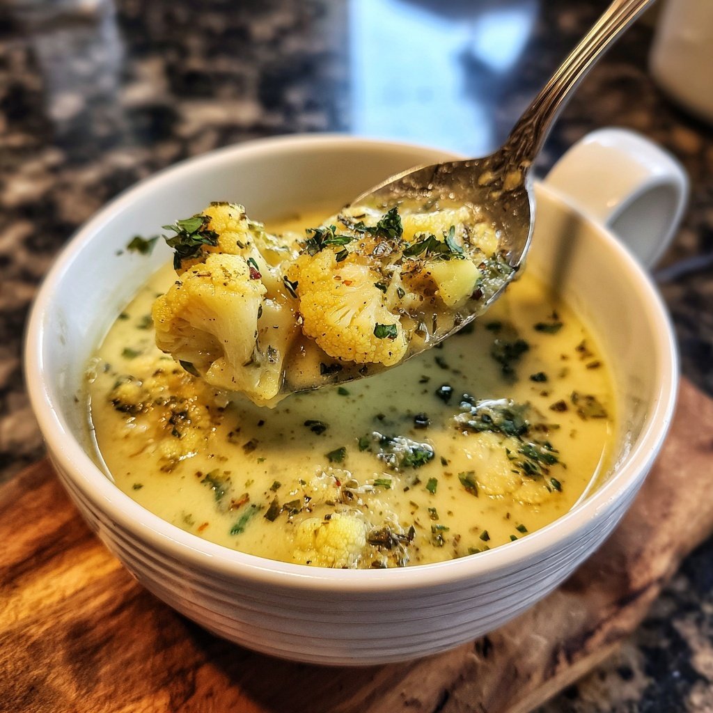 Blumenkohlsuppe ohne Sahne