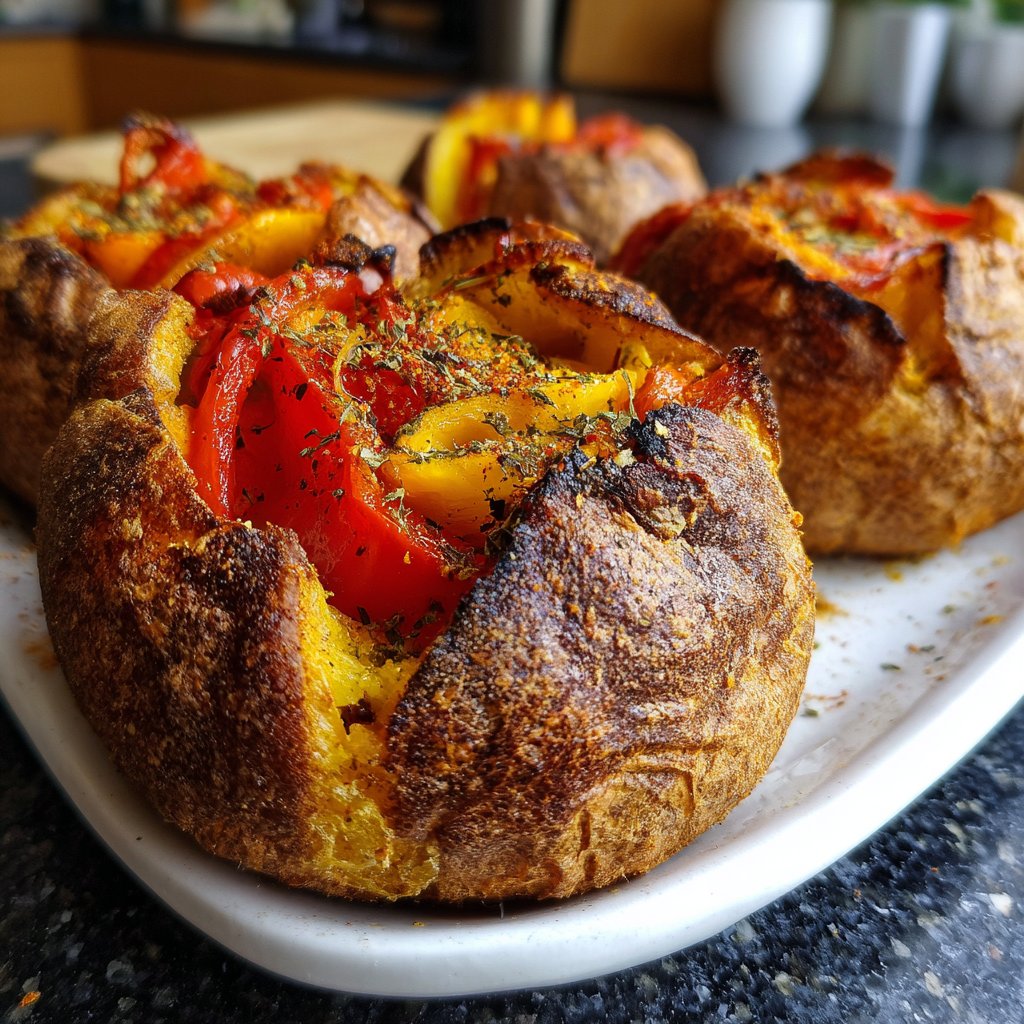 Ofenkartoffeln mit Paprika