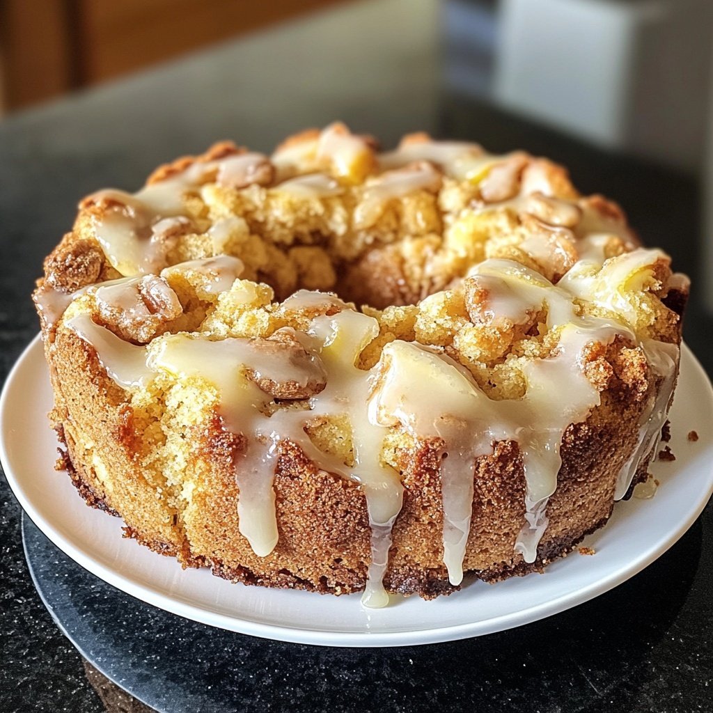 Zitronenkuchen mit Mandeln