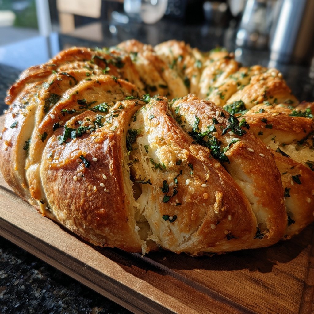 Zupfbrot Mit Kräuterfüllung
