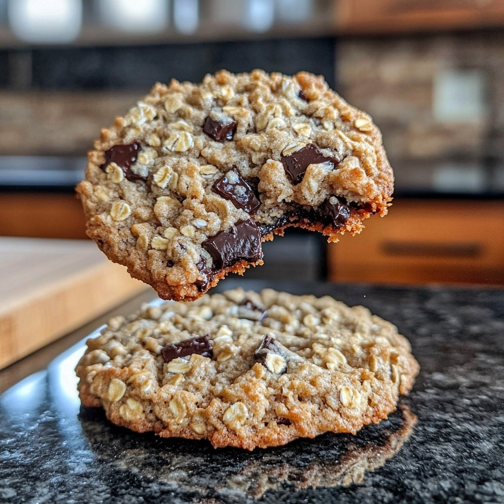 Schoko-Hafer Cookies – glutenfrei & vegan