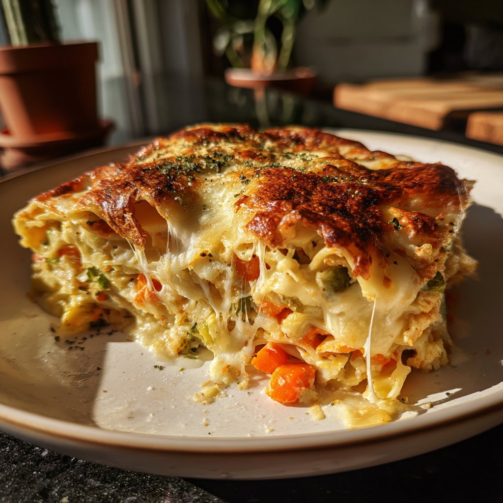 Nudelauflauf mit Gemüse