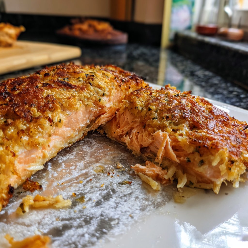 Ofenlachs mit Zitronenkruste