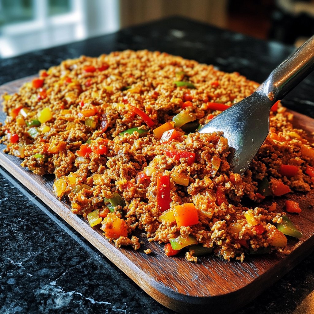 Hackfleisch Paprika Reis Pfanne